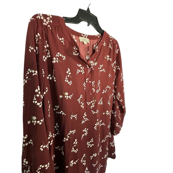 Loft Floral Button-Down Dress - Casual and Cute - Picture 2 of 5